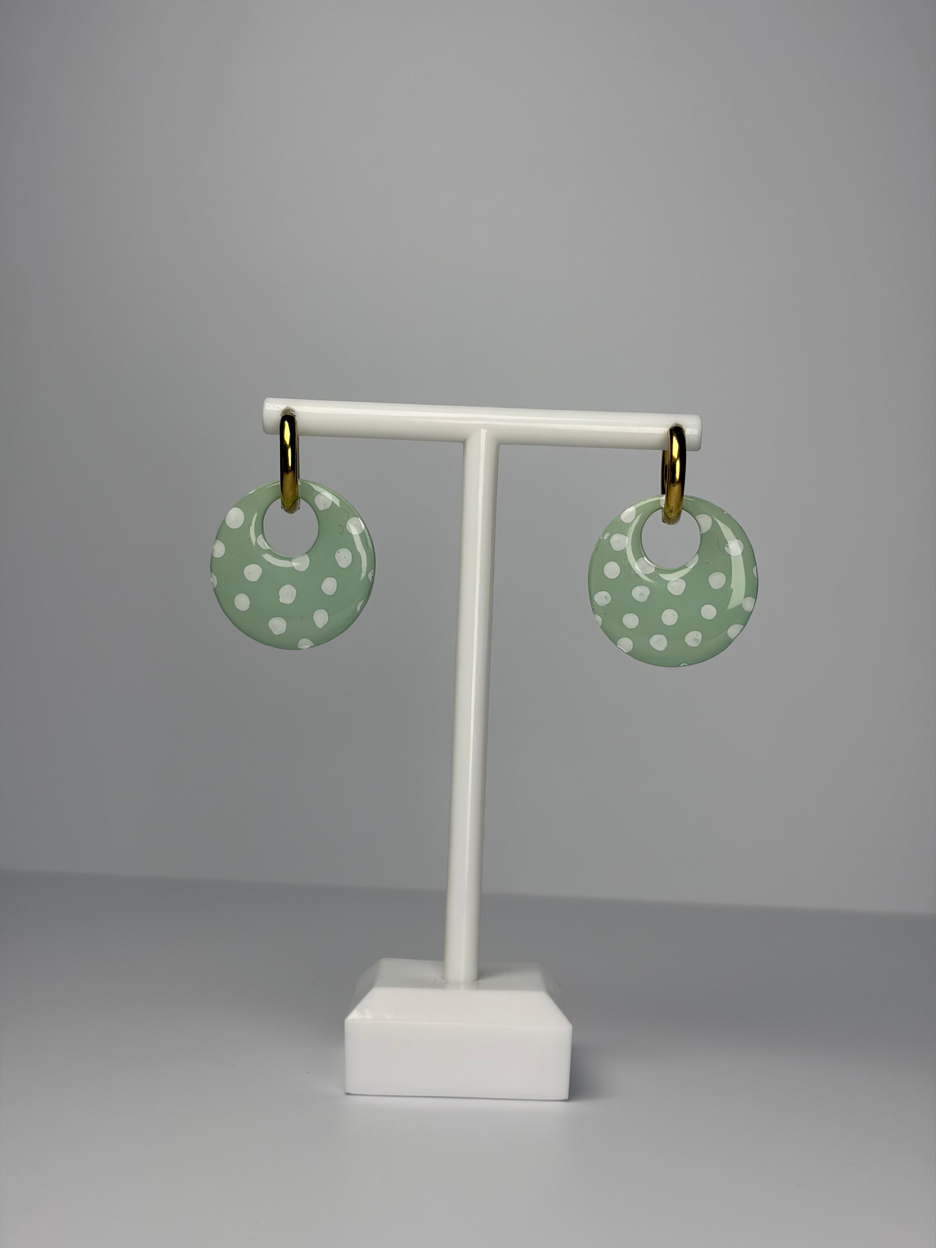 Polka Dot Payton Hoops