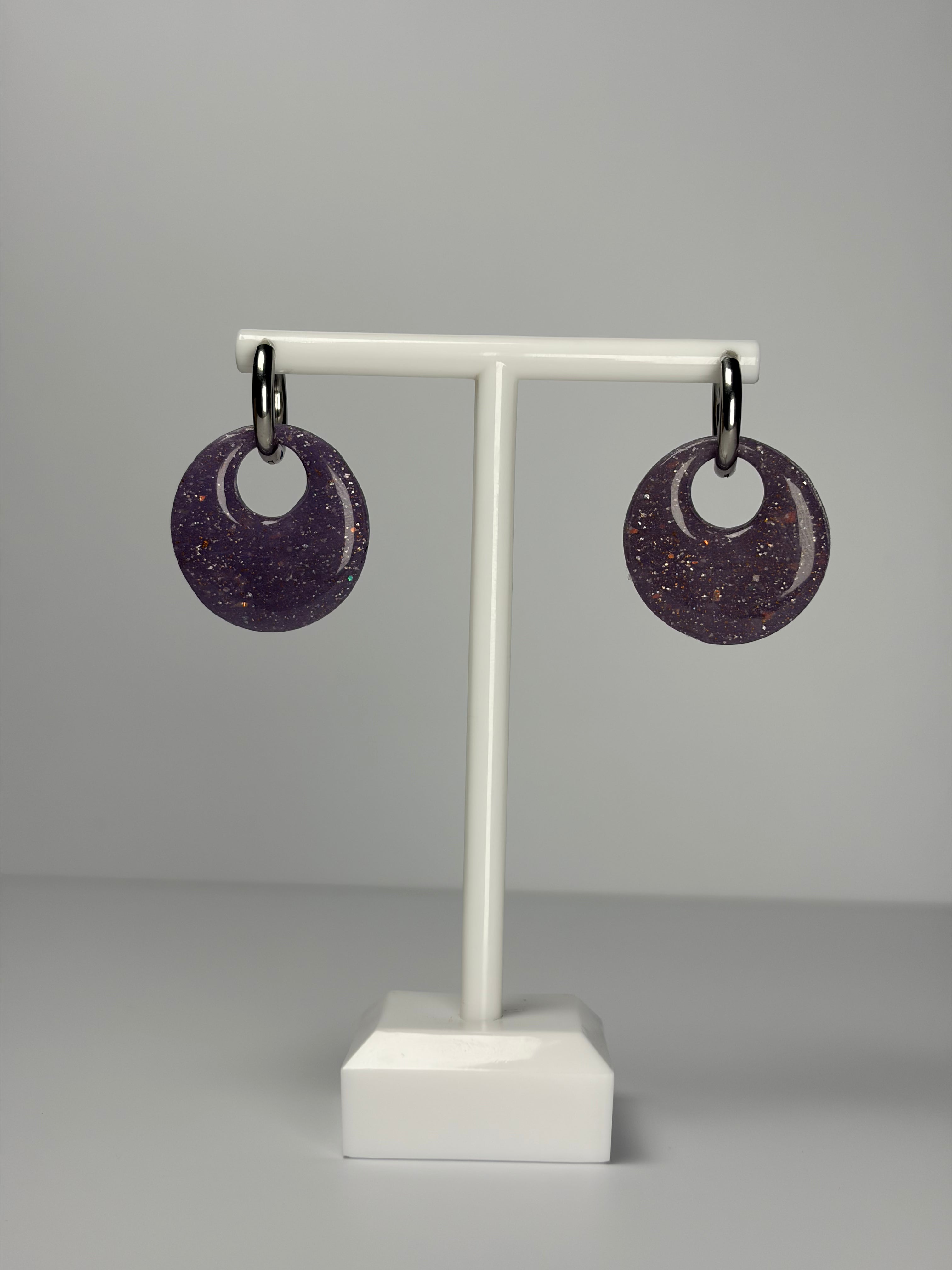 Sparkly Payton Hoops