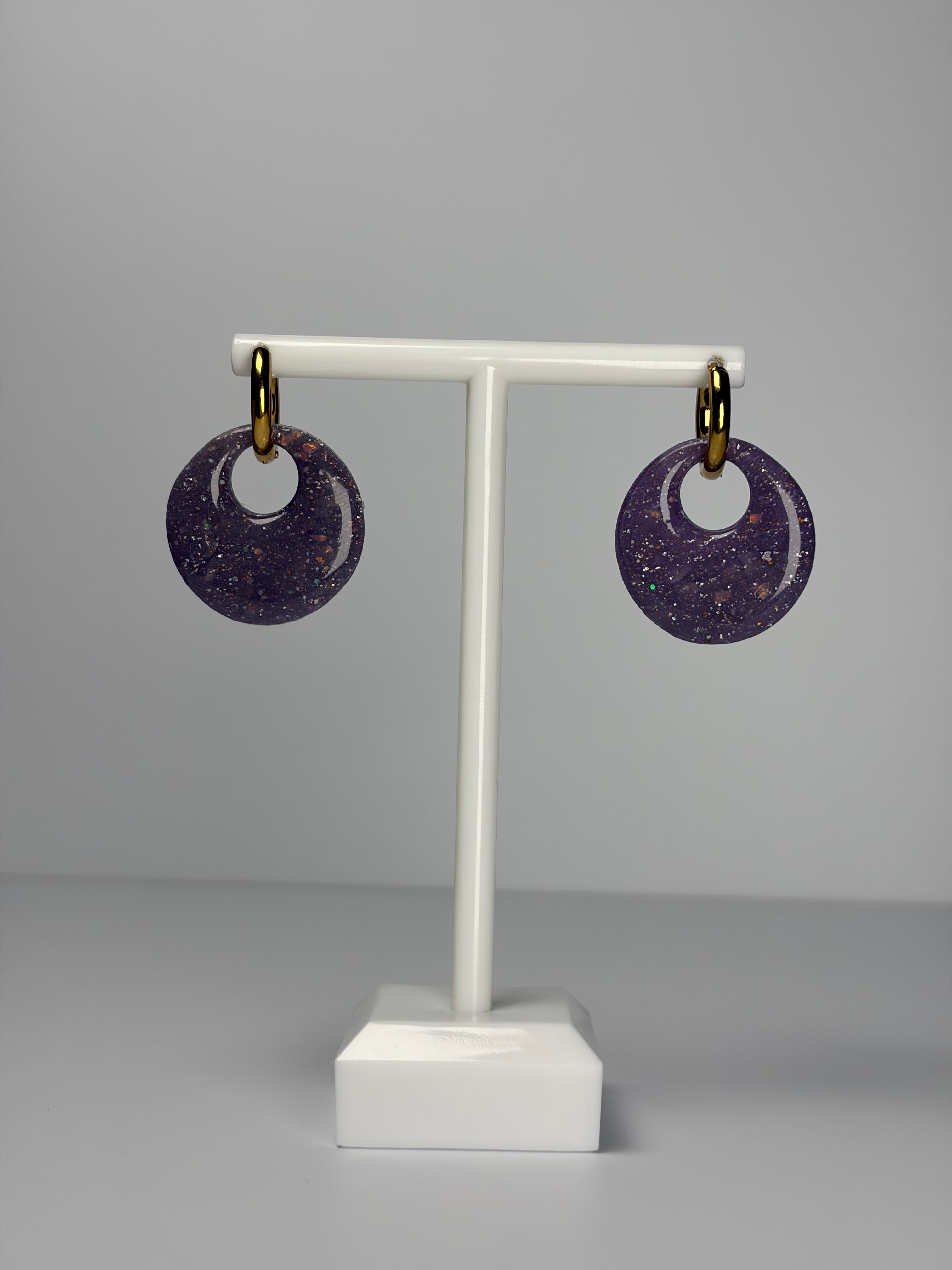 Sparkly Payton Hoops