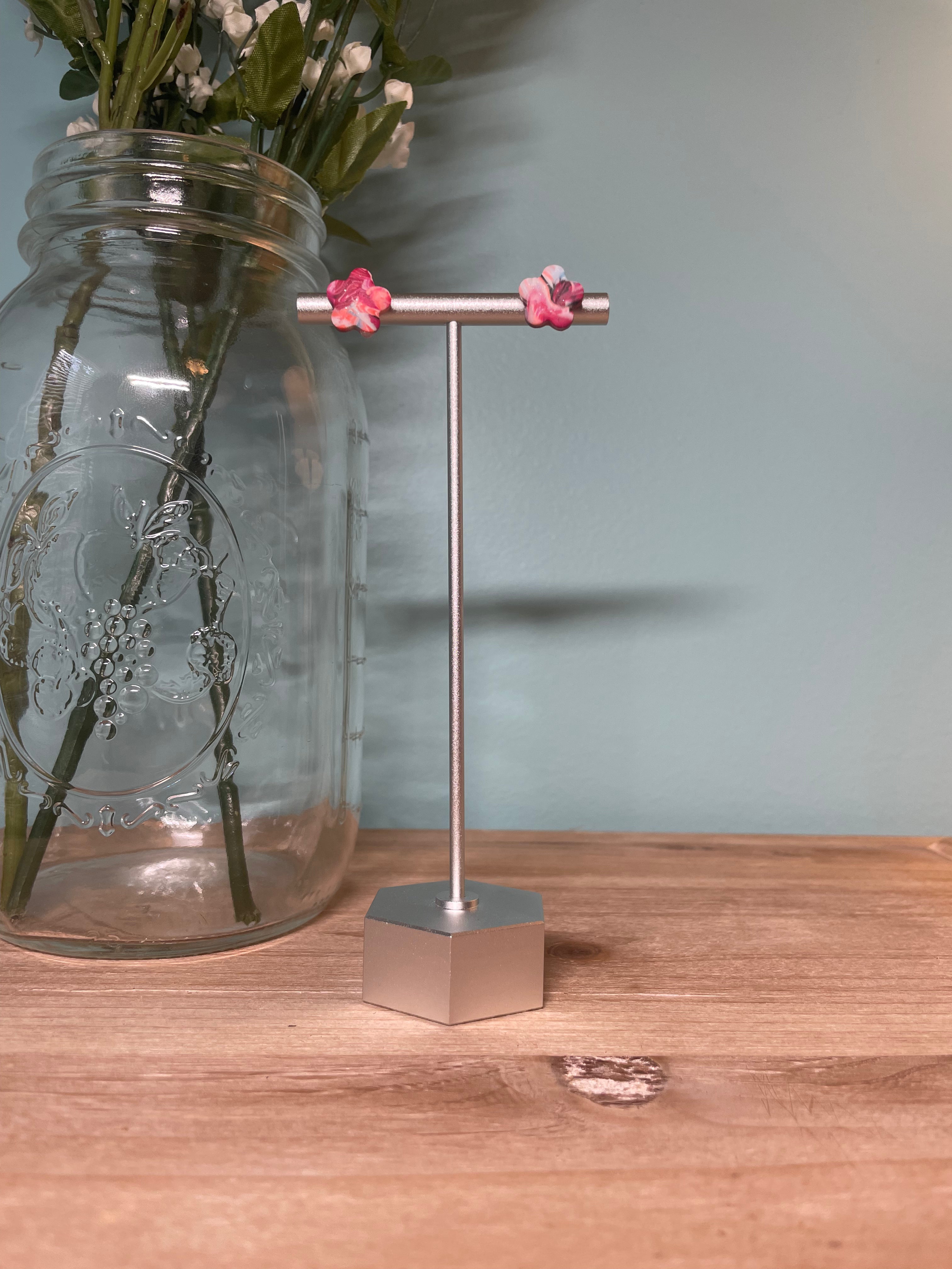 Color Mix Flower Studs