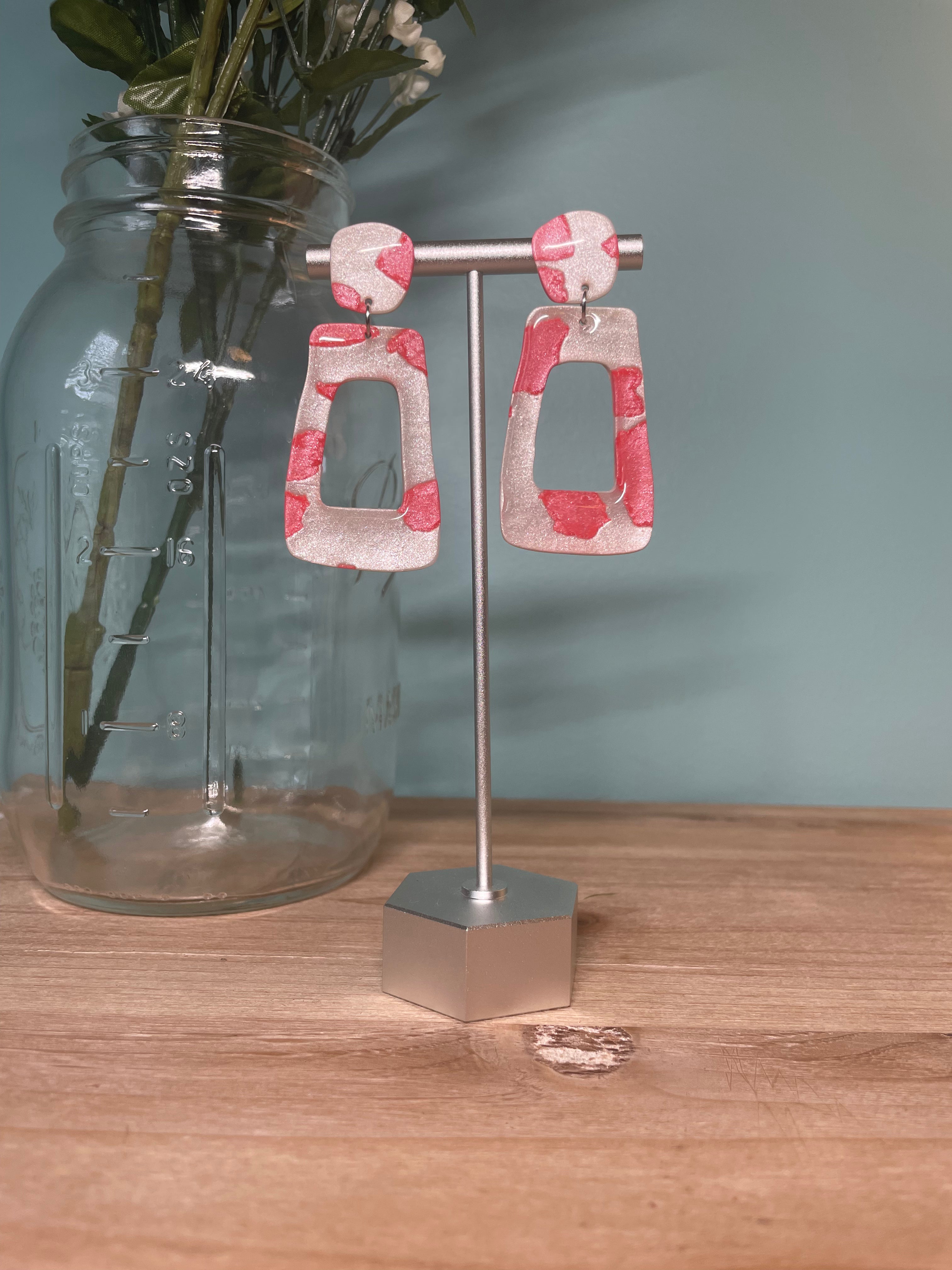 Pink Cow Print Olivia